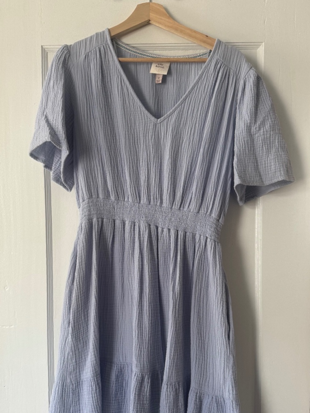 Muslin/Linen Blend Sun Dress